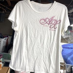 Studded and embroidered Armani exchange tee size xl